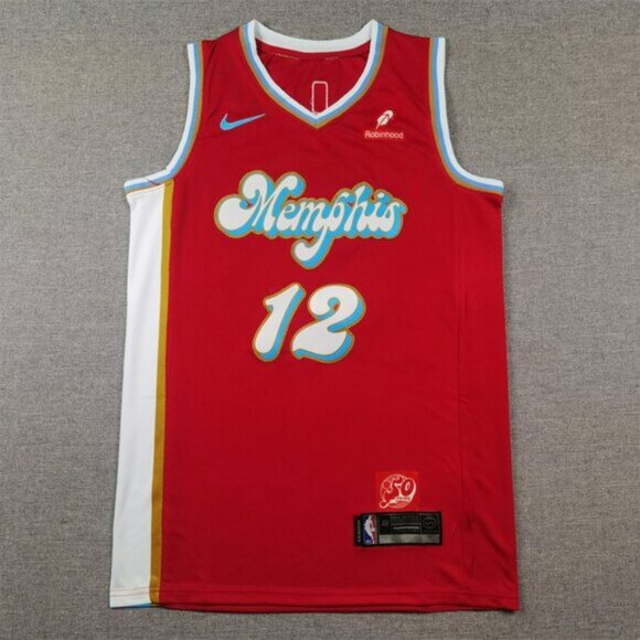 Mens Youths Kids Ja Morant Stitched Red Jersey - Picture 1 of 4